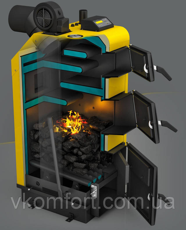 твердопаливний котел тривалого горіння