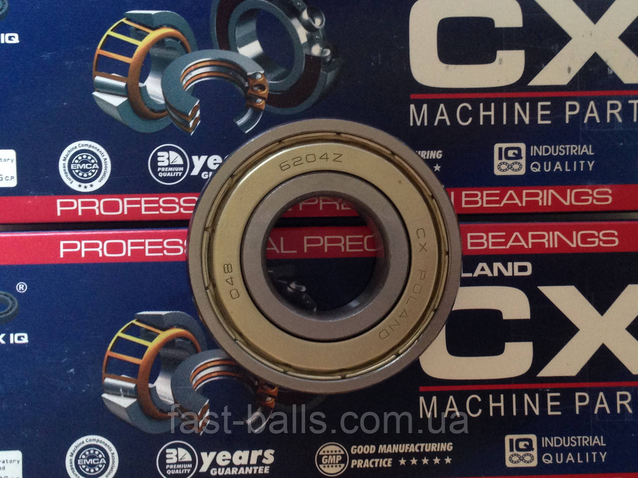 Підшипник CX 6204 2Z (20x47x14) однорядний