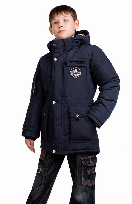 Зимова куртка-парка для хлопчика-підлітка 147-152