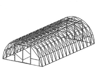 конструкция теплицы арки