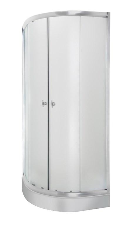 Душевая кабина Invena MARBELLA стекло матовое 80х80 с поддоном (ID ...