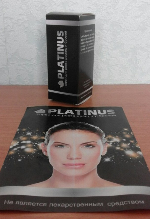 Platinus Lashes спрей для росту вій і брів 12552