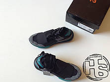Чоловічі кросівки Adidas Y-3 Qasa High Black/Teal BB4735, фото 3