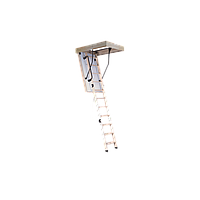 Лестница чердачная утеплённая складная POLAR OMAN высота 280 см. размер 120х60 см