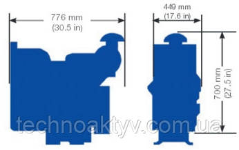 Дизельный двигатель Perkins 403D-11G