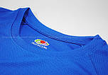Футболка синя дитяча спортивна (поліестер) яскраво-синій Performance kids Fruit of the Loom, фото 2