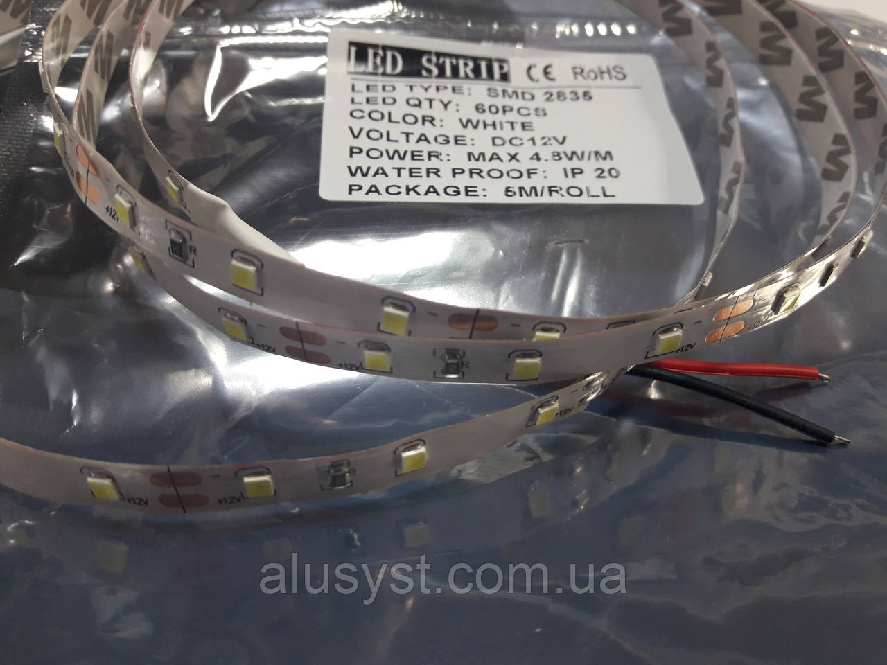 IP20-60, w4.8, белый, smd 2835 - фото 4 - id-p571012120