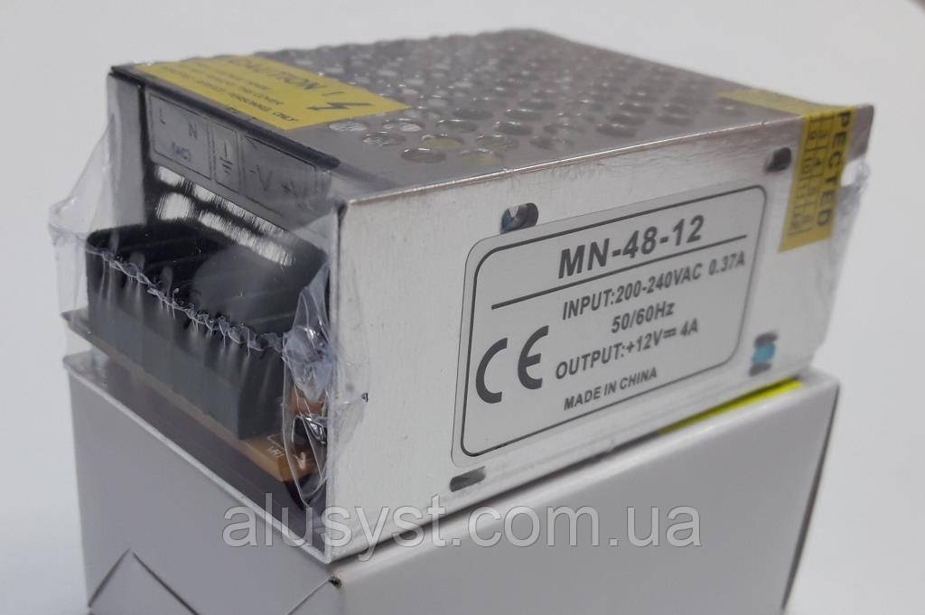 Блок живлення 12V-48W-4А