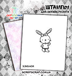 Штамп зайчик