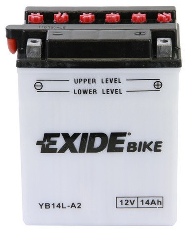 Аккумулятор кислотный 14Ah 145A EXIDE EB14L-A2 = YB14L-A2 - фото 6 - id-p571035765