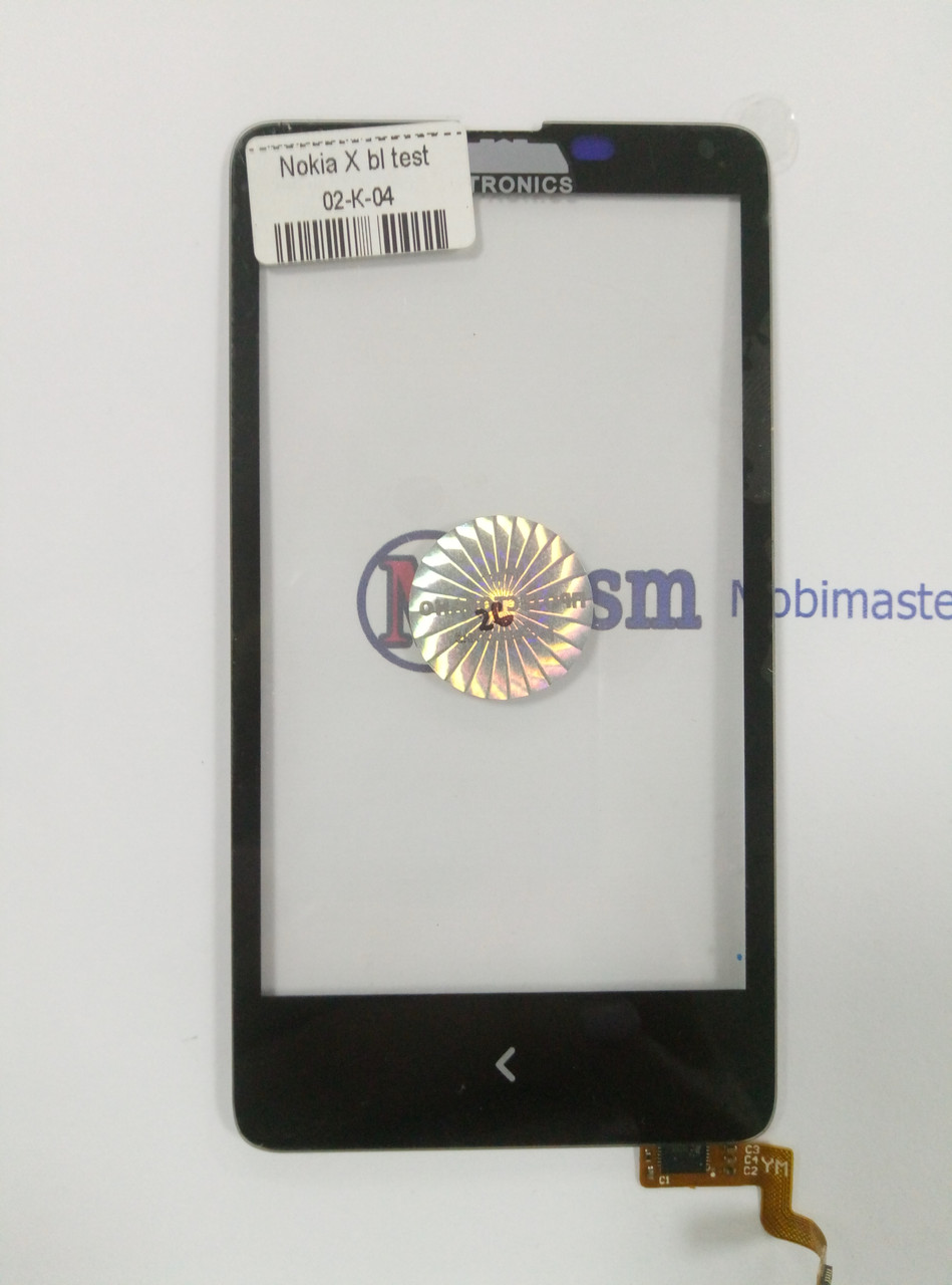 Тачскрин (сенсорний екран) для телефона NOKIA X (RM-980) DUAL SIM чорний