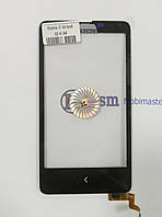 Тачскрин (сенсорный экран) для телефона NOKIA X (RM-980) DUAL SIM черный