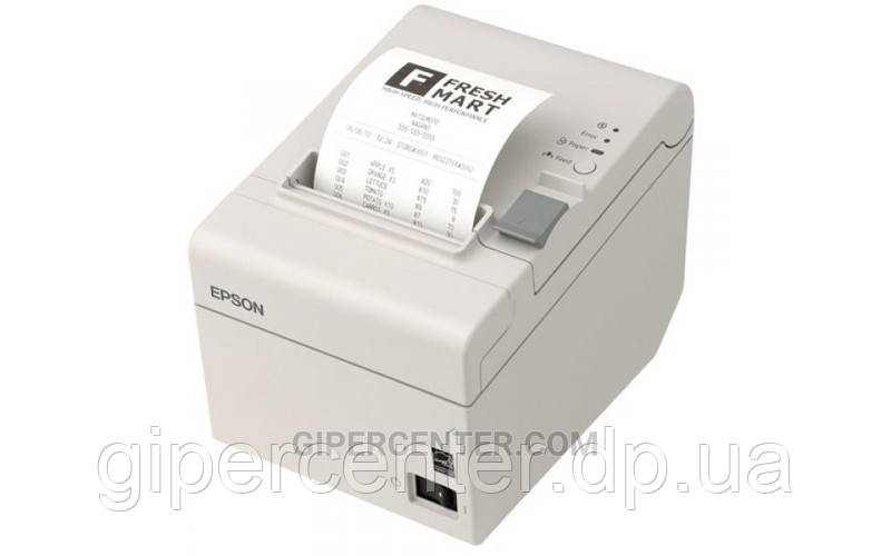 Чековий термопринтер EPSON TM-T20II Ethernet+USB з обрізувачем білий
