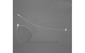 Ярлыкодержатель пластиковий Red Arrow 1000 шт в упаковці (130 мм) білий