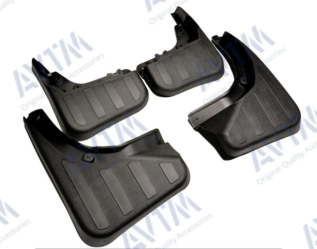 Бризковики Mercedes-Benz GLK300 (з порогами) 2008-2012 (кт-4 шт)
