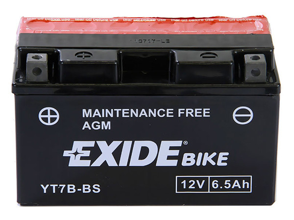 Аккумулятор сухозаряженный AGM 6,5Ah 85A EXIDE ET7B-BS = YT7B-BS - фото 1 - id-p571104563