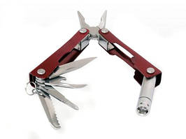 Мультитул multi tool ніж 9 в 1 плоскогубці ліхтарик R16626