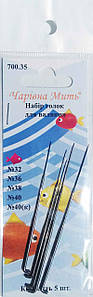 Набір голок для валяння (№32,№36,№38,№40,№40 - корона)