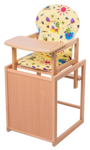 Стільчик - трансформер For Kids Бук-21 світлий мдф стільниця жовтий з малюнком