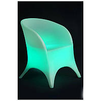 Дизайнерський барний стілець з підсвіткою стілець-крісло Atik (YXF-5280) з LED-підсвіткою для балкона, лоджії та лаунж-зони AMF