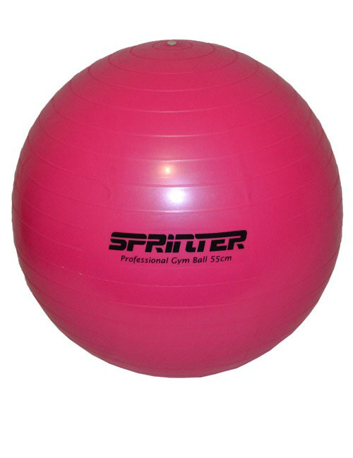 М'яч для фітнесу GYM BALL рожевий. Діаметр 55 см.
