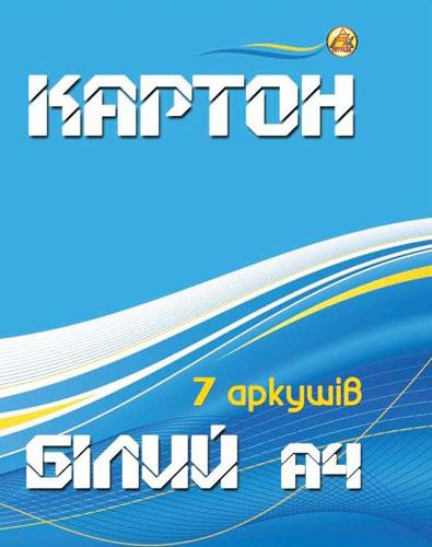 Картон белый "Тетрада" А4, 7 листов, фото 1