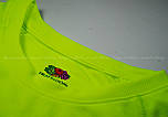 Футболка жовта дитяча спортивна (поліестер) Performance kids Fruit of the Loom, фото 2