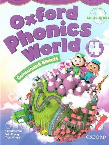 Учебник Oxford Phonics World Level 4 Consonant Blends, четвертый уровень