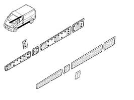 Молдинги і зовнішня обшивка кузова