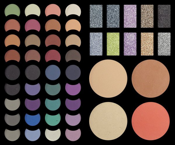 Набір для макіяжу maXmaR: тіні для повік, рум'яна No3, фото 1