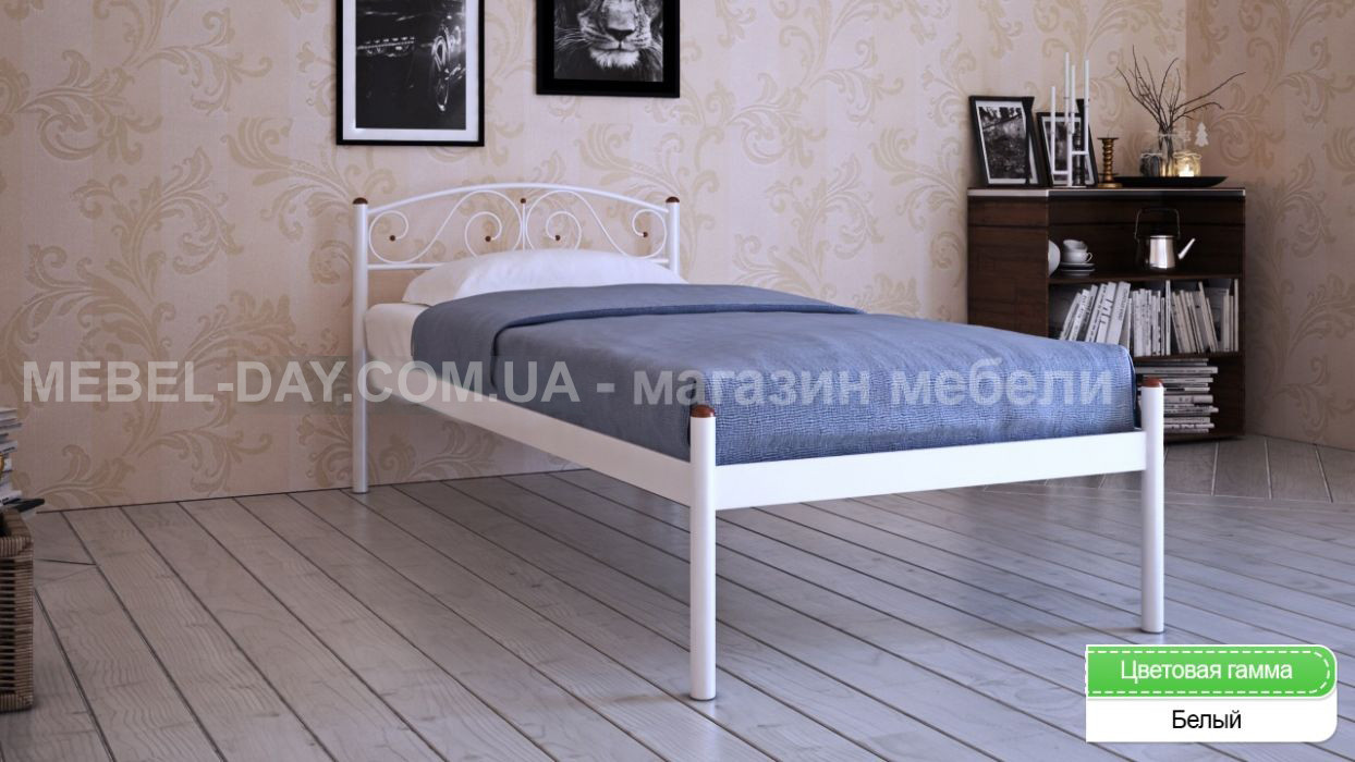 Кровать односпальная "Верона" - фото 1 - id-p571355131