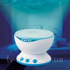 Світильник колонка USB з проєкцією «Релаксувальний Океан», фото 1