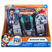 Росли механік іграшка Бластерний танк ігровий набір Rusty Rivets, Spin Master