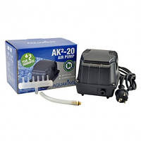 Аератор AquaKing AK2-20, мембранний компресор, аератор для ставка, водойми, септика, ПЗВ