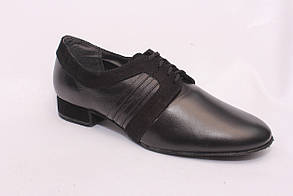 Мужские танцевальные туфли натуральная кожа МС7