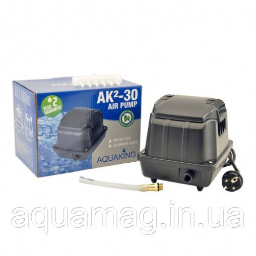 Аератор AquaKing AK2-30, мембранний компресор, аератор для ставка, водойми, септика, ПЗВ