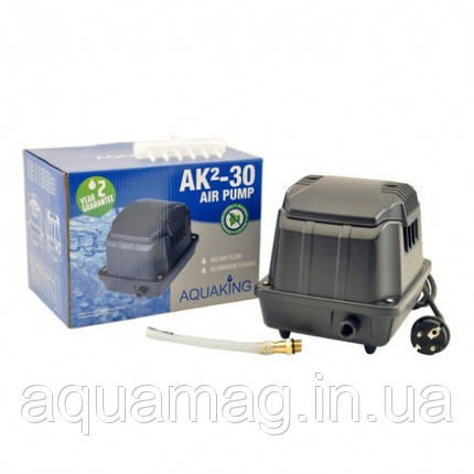 Аератор AquaKing AK2-30, мембранний компресор, аератор для ставка, водойми, септика, ПЗВ, фото 1