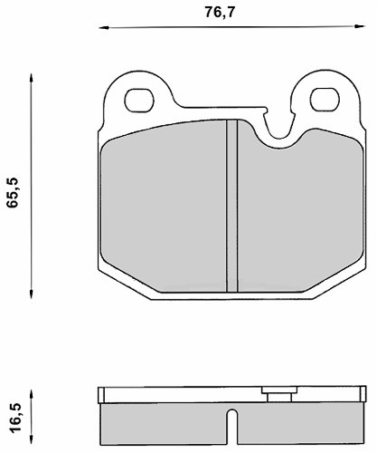 DBB 014.00 Гальмівні колодки (передні) Opel Kadett, Ascona, ALFA, BMW 60778470, 1605321