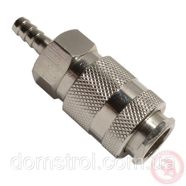 Швидкорознімне з'єднання на шланг 6 мм INTERTOOL PT-1801