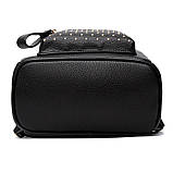 Рюкзак жіночий з заклепками (золотий), фото 8