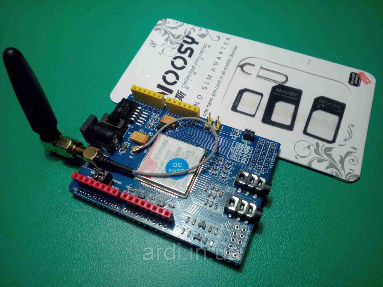 SIM900 модуль GSM/GPRS Shield для Arduino, фото 1