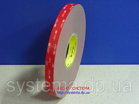3M™ VHB™ RP32F - Скотч 3М, двосторонній монтажний, 6,0х0,8 мм, рулон 33 м, PE лайнер, фото 1
