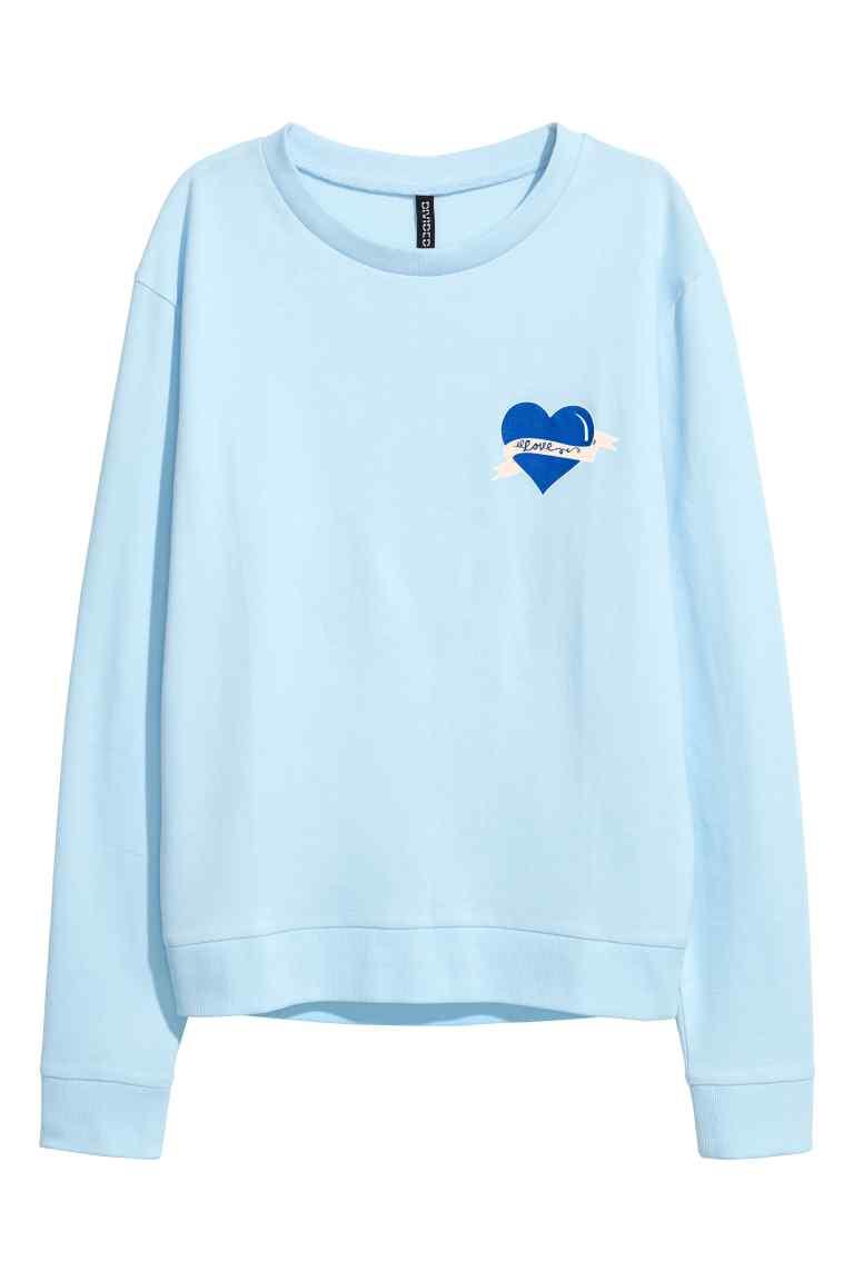 Жіночий світшот блакитний H&M разм.XS, S, фото 1