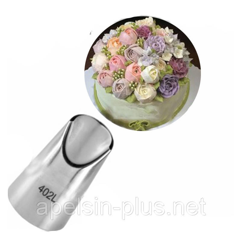 Насадка кондитерська для крему Пелюсток Півонія Хризантеми No 402L, фото 1