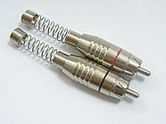 Штекер RCA з довгою пружиною, діам.- 8 мм, метал