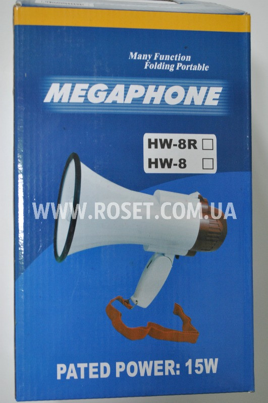 Рупор мегафон громкоговоритель - Megaphone HW-8R 15W - фото 1 - id-p571677833