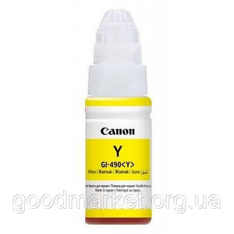 Водорозчинні чорнила для принтера Canon GI-490 Yellow (0666C001), фото 2