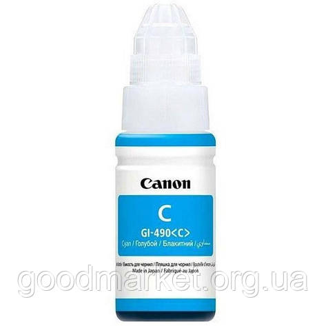 Водорозчинні чорнила для принтера Canon GI-490 Cyan (0664C001), фото 2