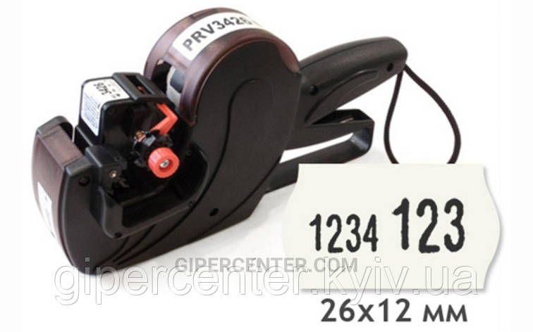 Однорядковий нумератор Printex 3426 Textil (3 фікс. + 4 рахівниця. символу), фото 1