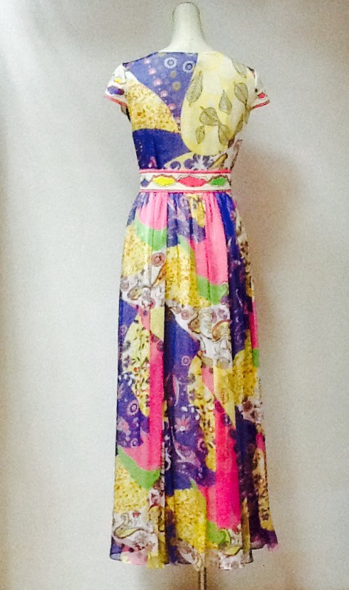 Платье женское шелк цветное длинное в пол - фото 3 - id-p571716530